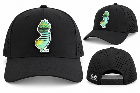 Drip NJ Striper Performance Trucker | Black